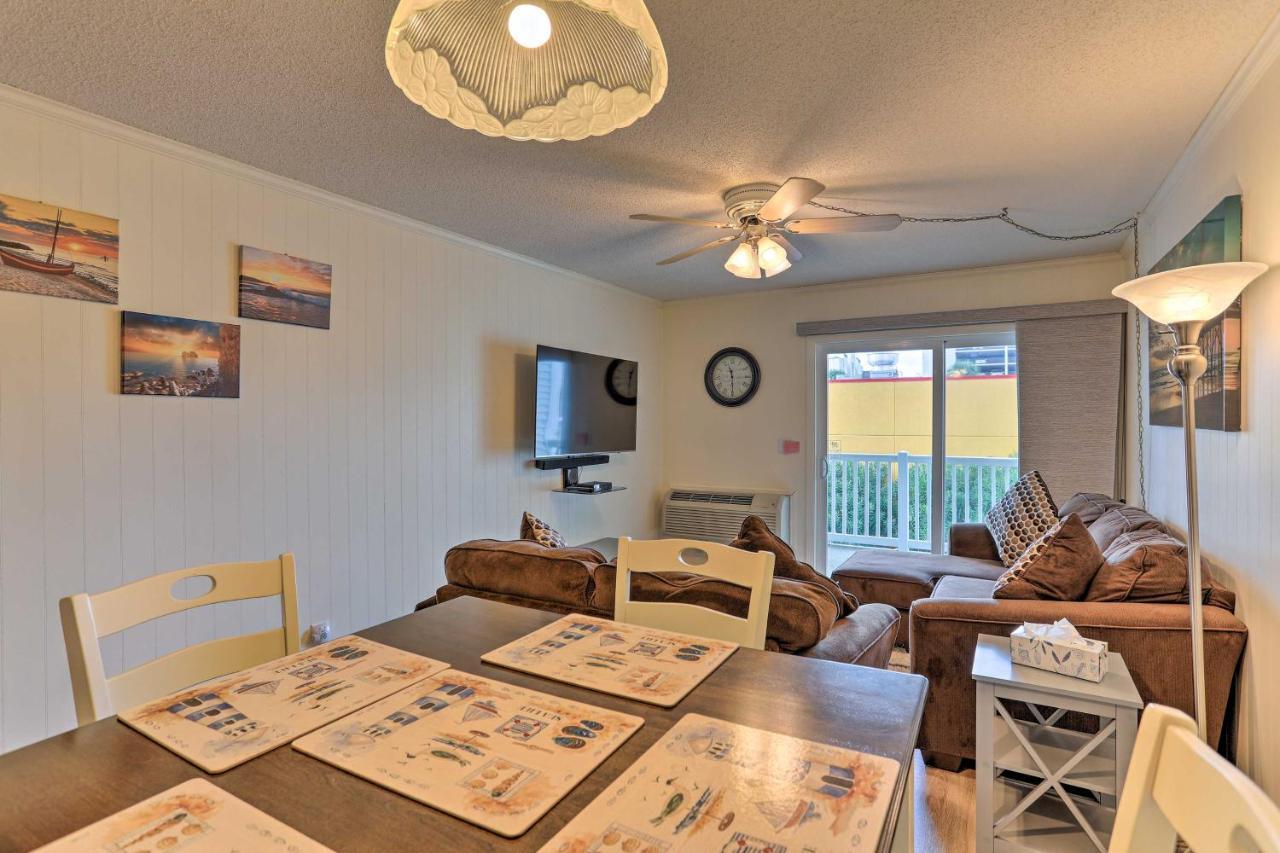 Bright North Myrtle Beach Condo Walk To Beach! Kültér fotó